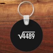 Square Root 4489 Funny Math Teacher Six Seven 67 M Schlüsselanhänger (Vorderseite)