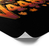 Square Root 4489 Funny Thanksgiving Meme 67 Math T Poster (Ecke)