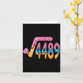 Square Root 4489 Ice Cream Slang Math 67 Six Seven Karte (Gelbe Blume)