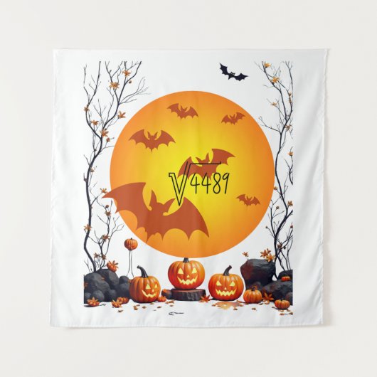 Square Root 4489  Wandteppich (Vorderseite)