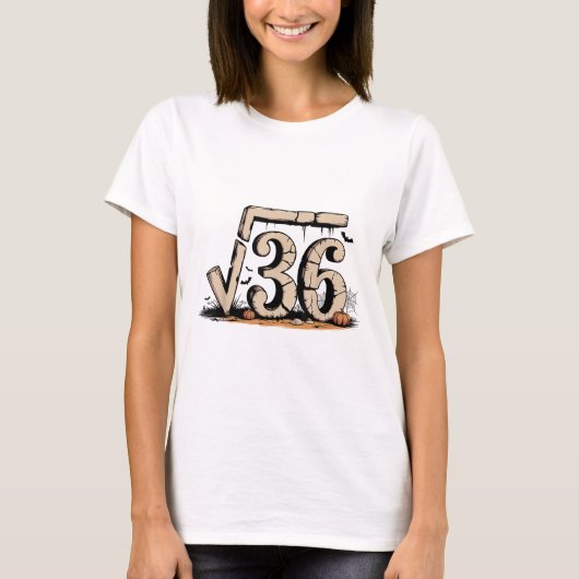 Square Root 67 Meme 6 7 Gen Alpha Halloween Six Se T-Shirt (Vorderseite)