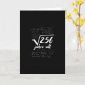 Square Root Karte (Gelbe Blume)