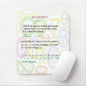 Square Root Mousepad (Mit Mouse)