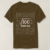Square Root of 10010th Birthday 10 Years Old Mathe T-Shirt (Design vorne)