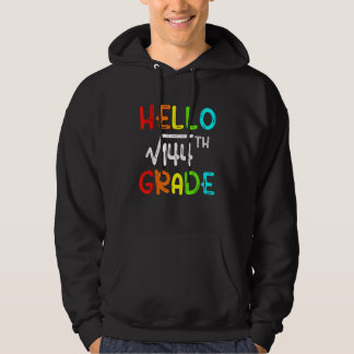 Square Root Of 144 Grade Hello 12th Grade Back To  Hoodie