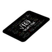 Square Root of 169 13 th Birthday 13 Year Old Gift Magnet (Linke Seite)