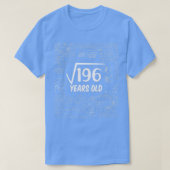 Square Root of 19614 th Birthday 14 Years Old Math T-Shirt (Design vorne)