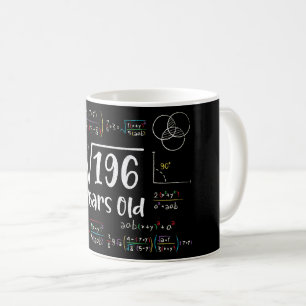 Square Root of 196 14. Geburtstag 14 Jahre Alte Ge Kaffeetasse