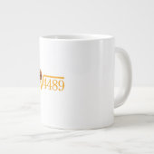 Square Root of 4489 Coffee Mug Jumbo-Tasse (Vorderseite Rechts)