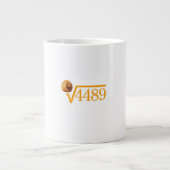 Square Root of 4489 Coffee Mug Jumbo-Tasse (Vorderseite)