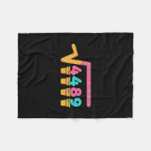 Square Root Of 4489 Ice Cream Drip Meme Slang 67 6 Fleecedecke (Vorderseite (Horizontal))
