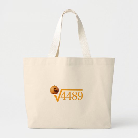 Square Root of 4489 Tote Bag Jumbo Stoffbeutel (Vorne)