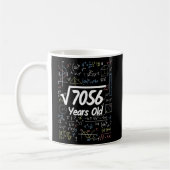Square Root of 7056 84 Years Old Birthday 1 Kaffeetasse (Links)