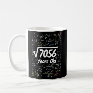 Square Root of 7056 84 Years Old Birthday 1 Kaffeetasse