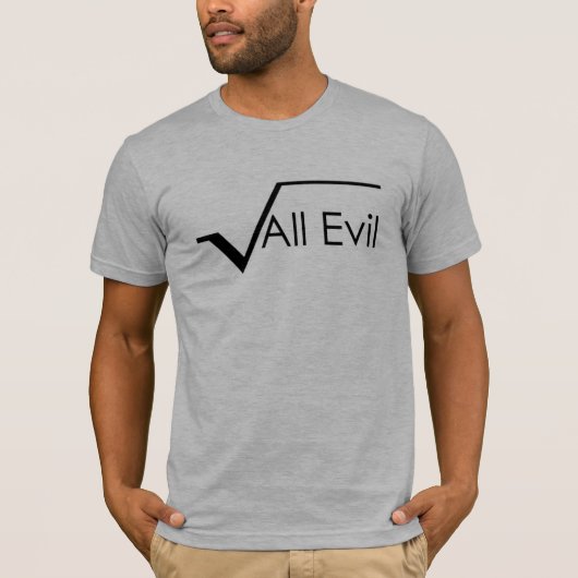 Square Root of All Evil "Super Geek" T-Shirt (Vorderseite)