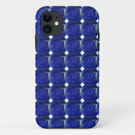 Square Sapphire Gemstone Blue Case-Mate iPhone Hülle