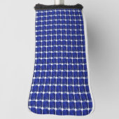 Square Sapphire Gemstone Blue Golf Headcover (Rotieren 90)
