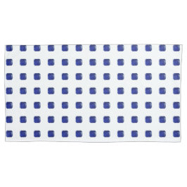 Square Sapphire Gemstone Blue Kissenbezug