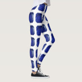 Square Sapphire Gemstone Blue Leggings (Rechts)