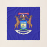 Square Scarf mit Fahne des Michigan-Staat, USA Schal<br><div class="desc">Fügen Sie Ihrem Kleiderschrank eine Touch Michigan Stolz hinzu, mit unserem exklusiven quadratischen Schal mit der Fahne von Michigan! Dieser quadratische Schal ist mehr als nur ein stilvolles Accessoire; er ist eine Feier des reichen Erbes und der kulturellen Identität Michigans. Jeder Schal ist mit der ikonischen Michigan-Staatsflagge geschmückt, was es...</div>