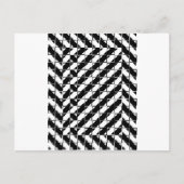 Square Shape-optische Illusion Postkarte (Vorderseite)