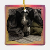 Square Shaped Foto Ornament Firey HAMbWG (Vorderseite)