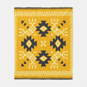 Square shawl, paisley floral batik. fleecedecke