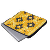 Square shawl, paisley floral batik. laptopschutzhülle (Vorne Knopf)