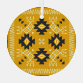 Square shawl, paisley floral batik. ornament aus glas (Rückseite)