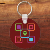 Square Skull Schlüsselanhänger (Vorderseite)