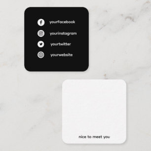 Square Social Media Karte Lustiges Dating & Vern