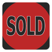 Square Sold Stickers