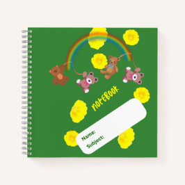 Square Spiral Notebook Notizblock