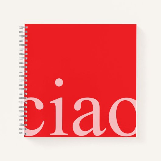 Square Spiral Notebook Notizblock (Vorderseite)