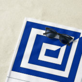 Square Spirals Beach Handtuch (Beispiel)