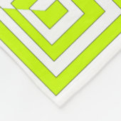 Square Spirals Fleece Blanket (Ecke)