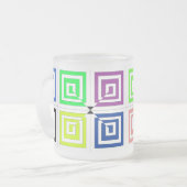 Square Spirals Tasse (Vorderseite Links)
