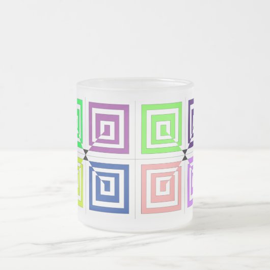 Square Spirals Tasse (Mittel)