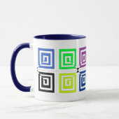 Square Spirals Tasse (Links)