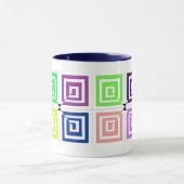 Square Spirals Tasse (Zentrum)