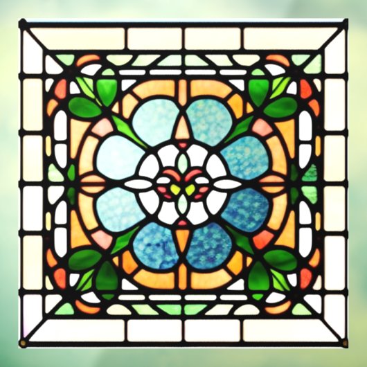 Square Stated Glas AI Art Window Cloning Fensteraufkleber (Blatt 3)