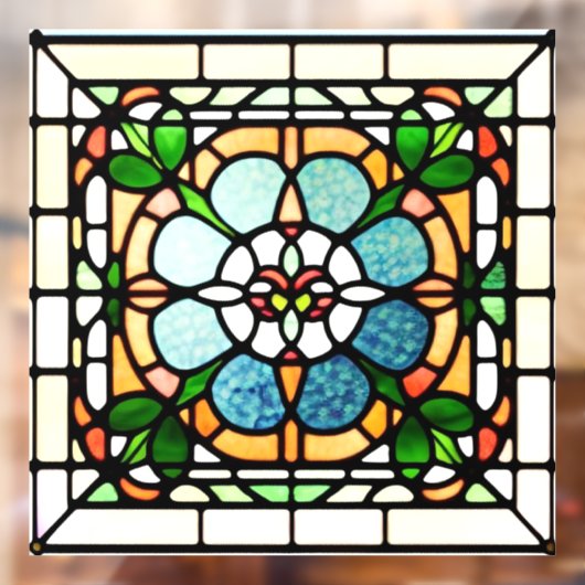 Square Stated Glas AI Art Window Cloning Fensteraufkleber (Blatt 2)