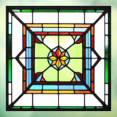 Square Stated Glas AI Art Window Cloning Fensteraufkleber (Blatt 3)