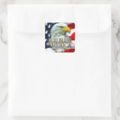Square Sticker / God Bless America (Tasche)