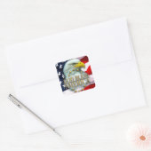 Square Sticker / God Bless America (Umschlag)