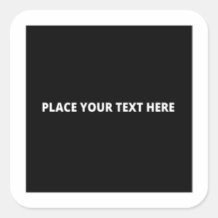 Square Sticker Large Template