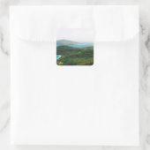 Square Sticker mit Saint Thomas Island Scene (Tasche)
