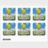 Square Stickers (20/pg) - Der Kornfeldwiderstand (Blatt)
