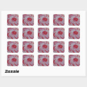 Square Stickers Rosa (Blatt)
