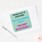 Square Stickers, sheet of six 3 inch stickeSticker Quadratischer Aufkleber (Umschlag)